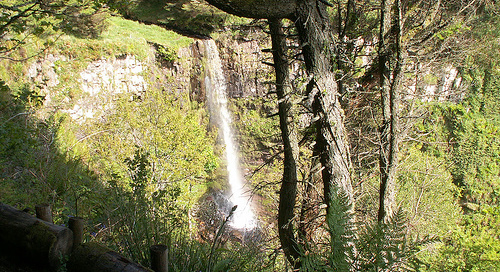 Eas Mor waterfall, Isle of Arran