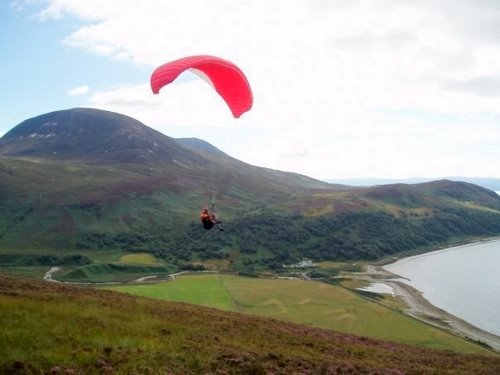 Paragliding, Isle of Arran